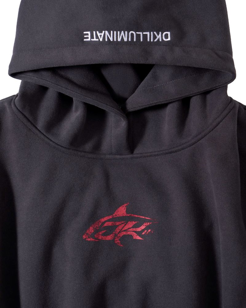 DOUBLE LAYER GREY HOODIE