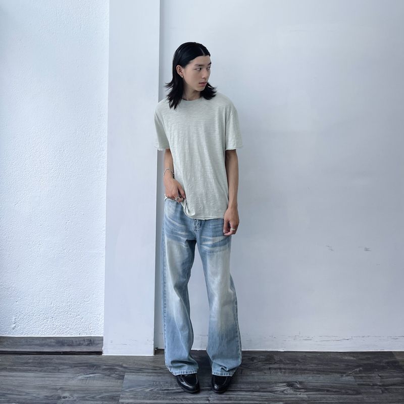 Natural Cotton Relaxed Tee