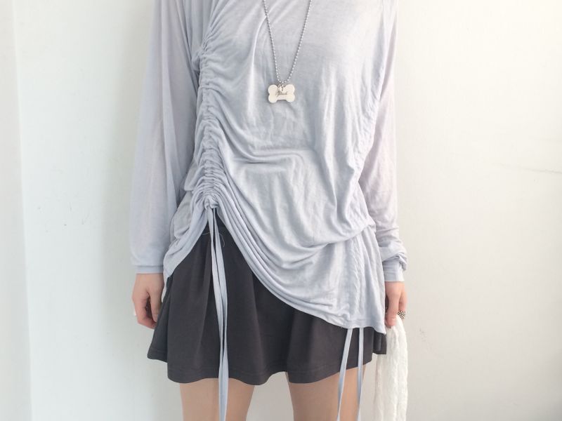 Light Texture Shirring T