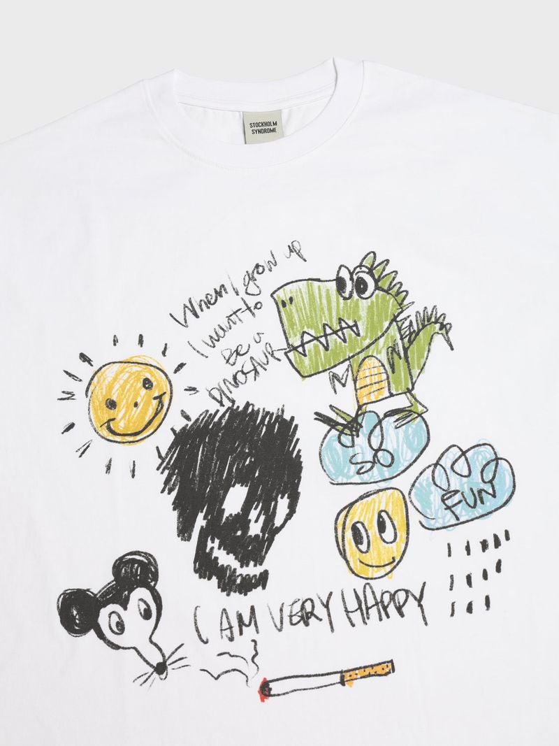 ディノTシャツ - ホワイト