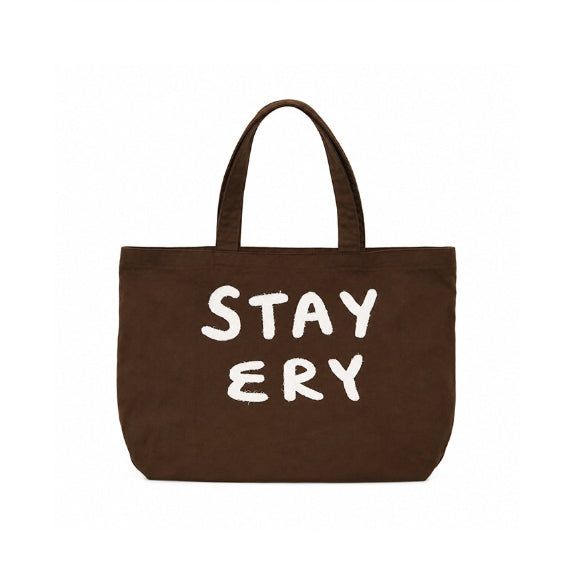 Daisy Patch Lettering Big Tote Bag