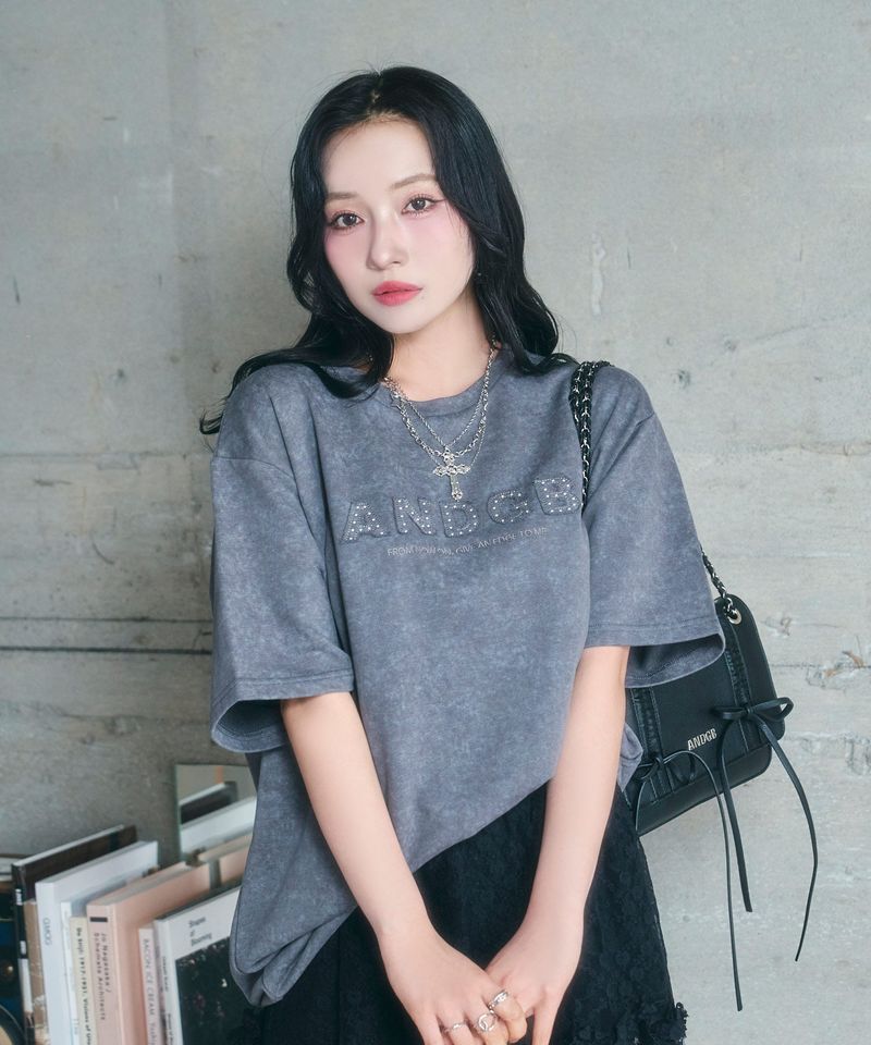 UNISEX スタッズケミカルT