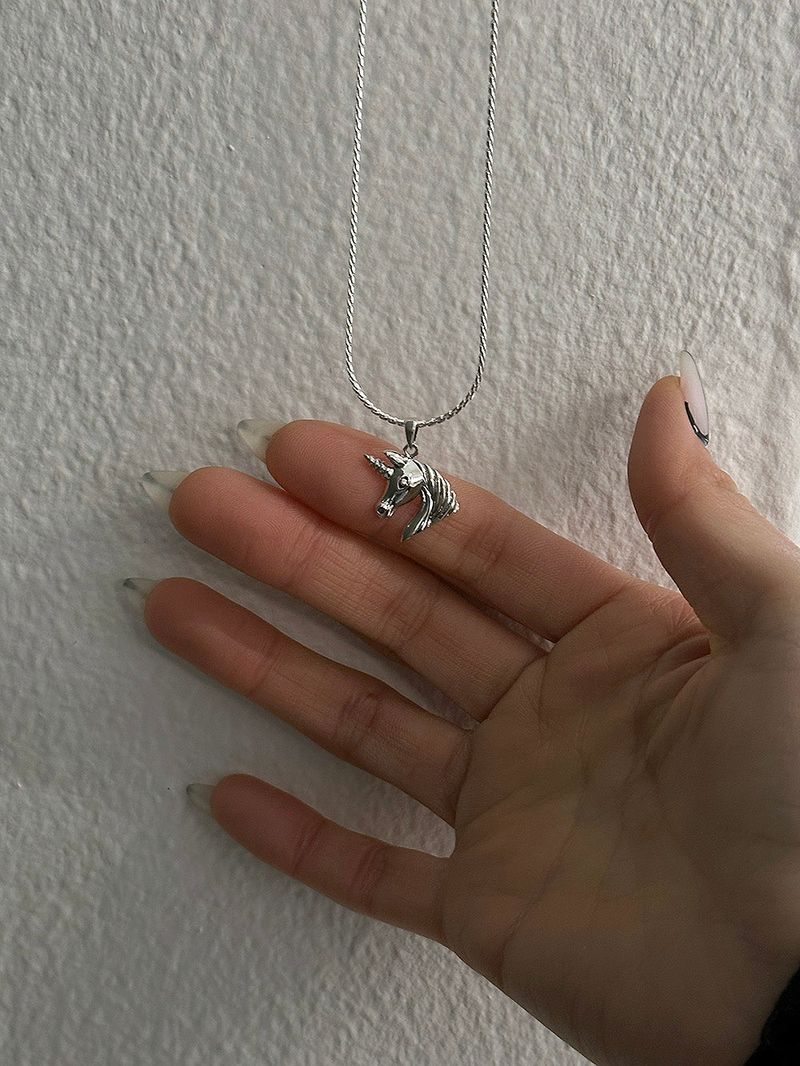 [925silver] Unicorn necklace