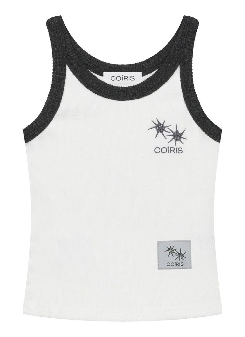 COIRIS（コイリス）の「ロラスモールロゴスリーブレス (2COLOR)（トップス）」