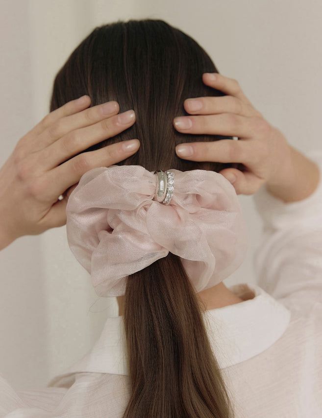 26SS★ Duo Shine (W) Duo Tulle Scrunchie