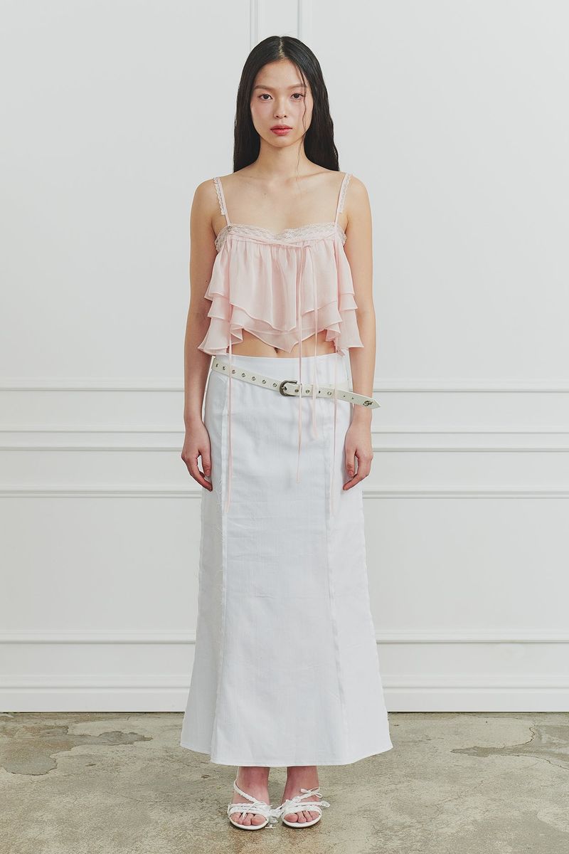 PAIN OR PLEASURE（ペインオアプレジャー）の「MERMAID FRILL TOP pink（Tops）」