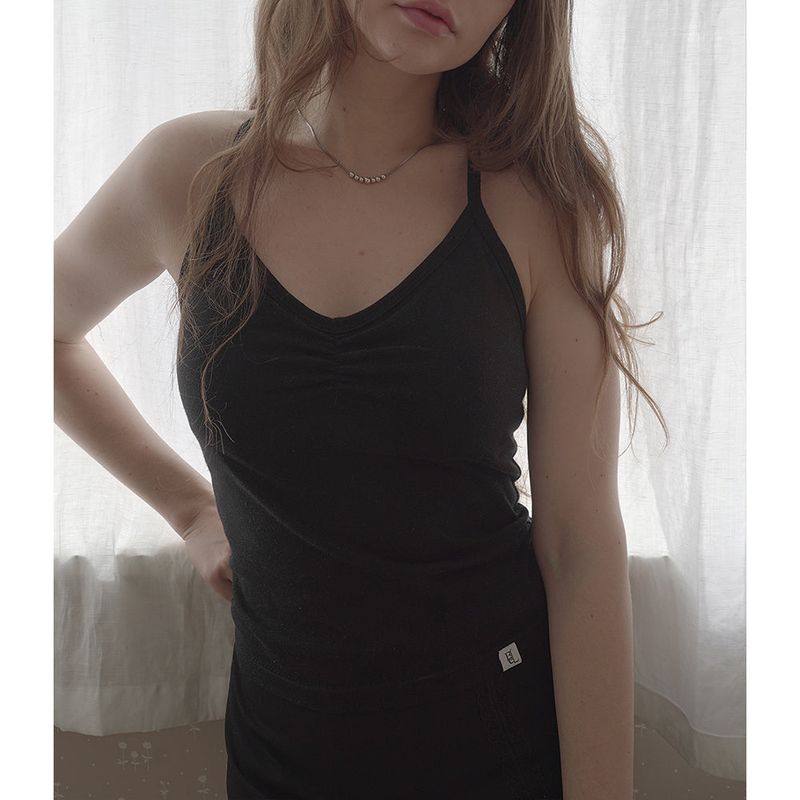 BALLERINA SLEEVELSS-BLACK