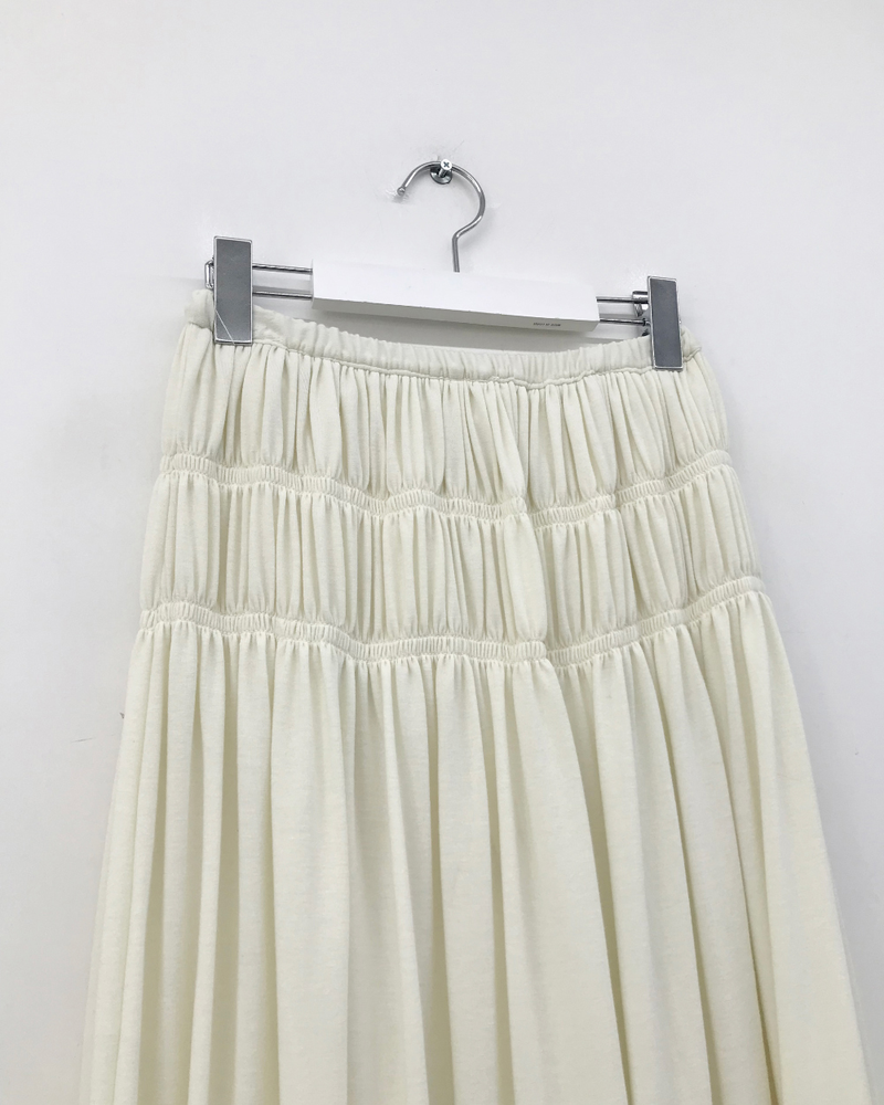 Sor Shirred Long Skirt (4color)