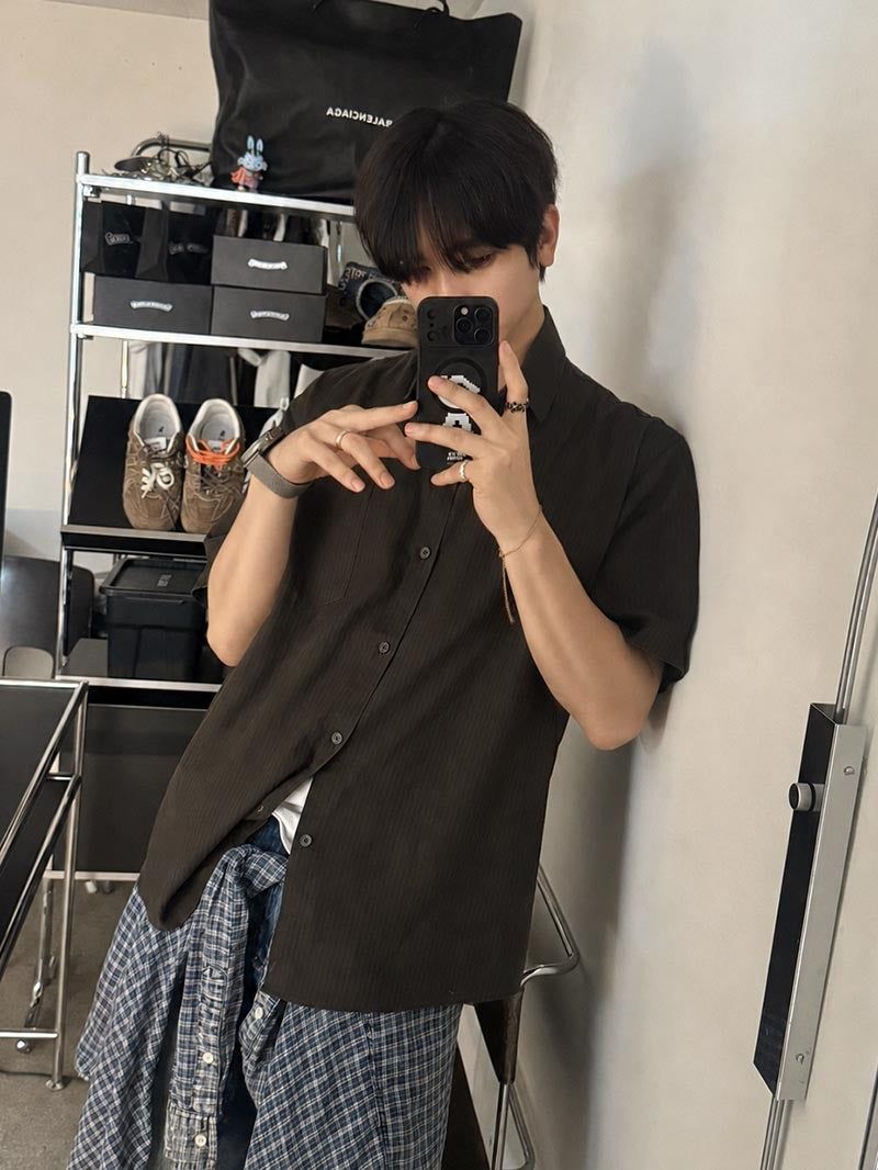 ASCLO（エジュクロ）の「[A-S0281] リネンテンセルST半袖シャツ (3色)（Tops）」