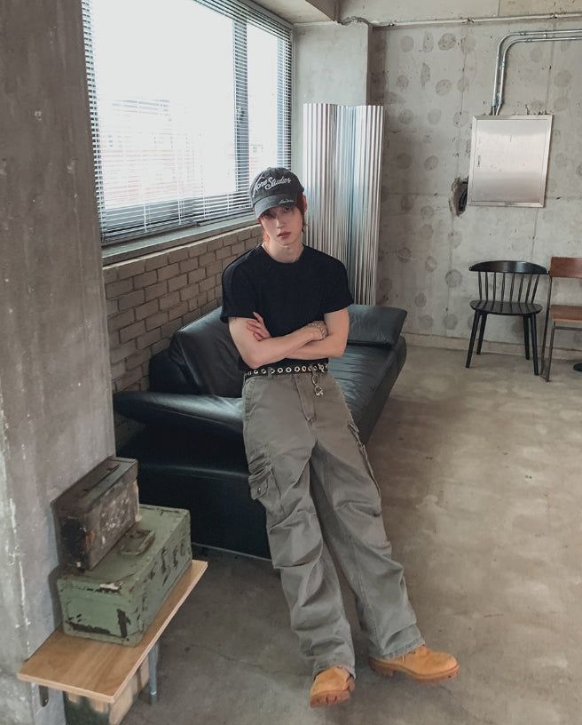 Berken Multi-Pocket Wide Cargo Pants