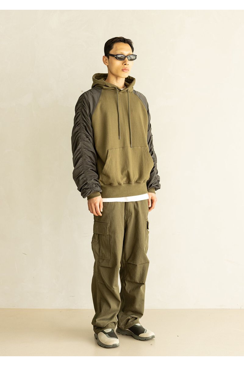 BELINE PUCKERING HOODIE MFHHD006-KK