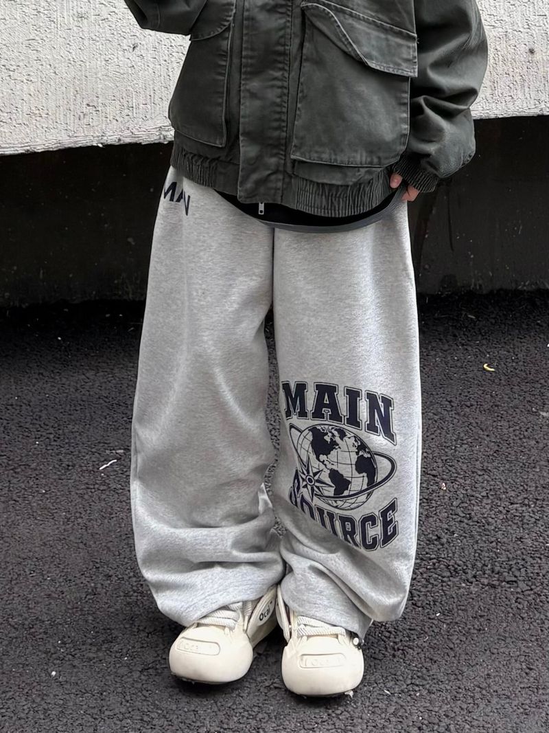 main structured cotton banding pants