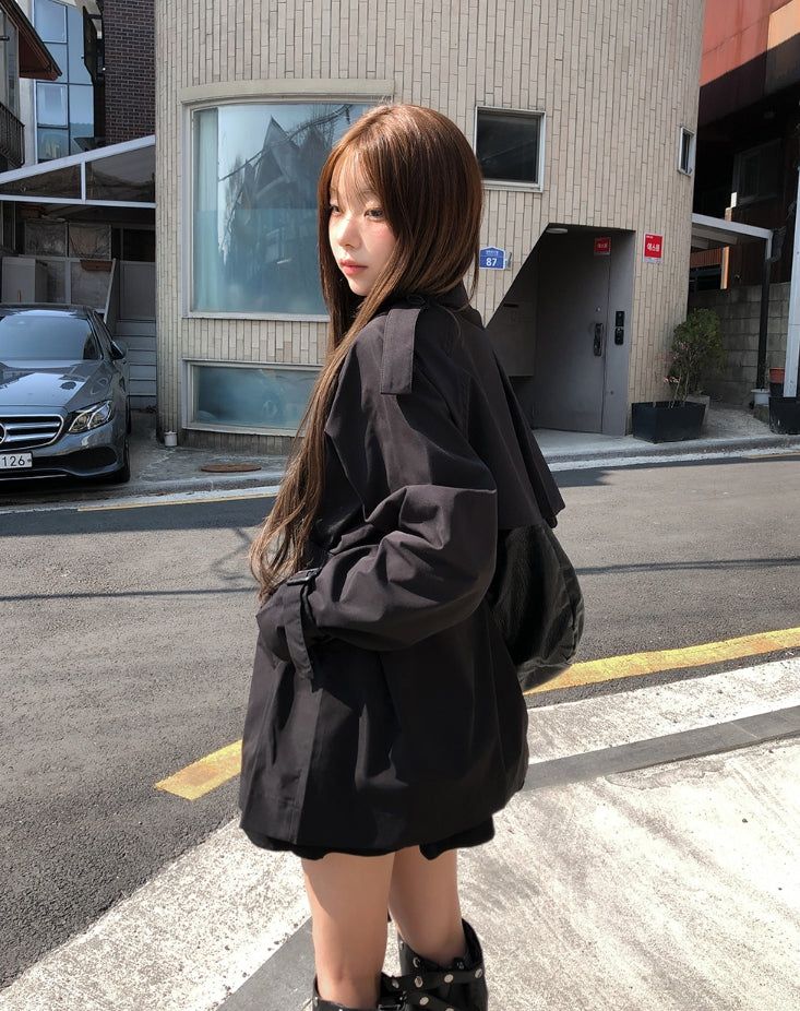 Mir Epaulet Half Trench Jacket