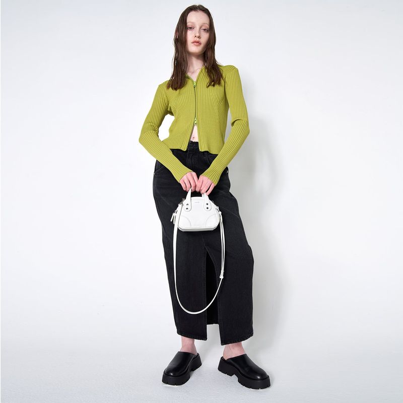MINI BOWLING BAG_WHITE