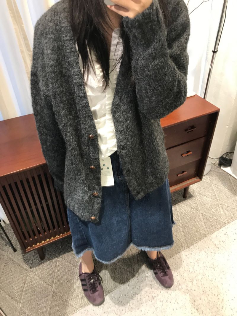 Grandma wool cardigan
