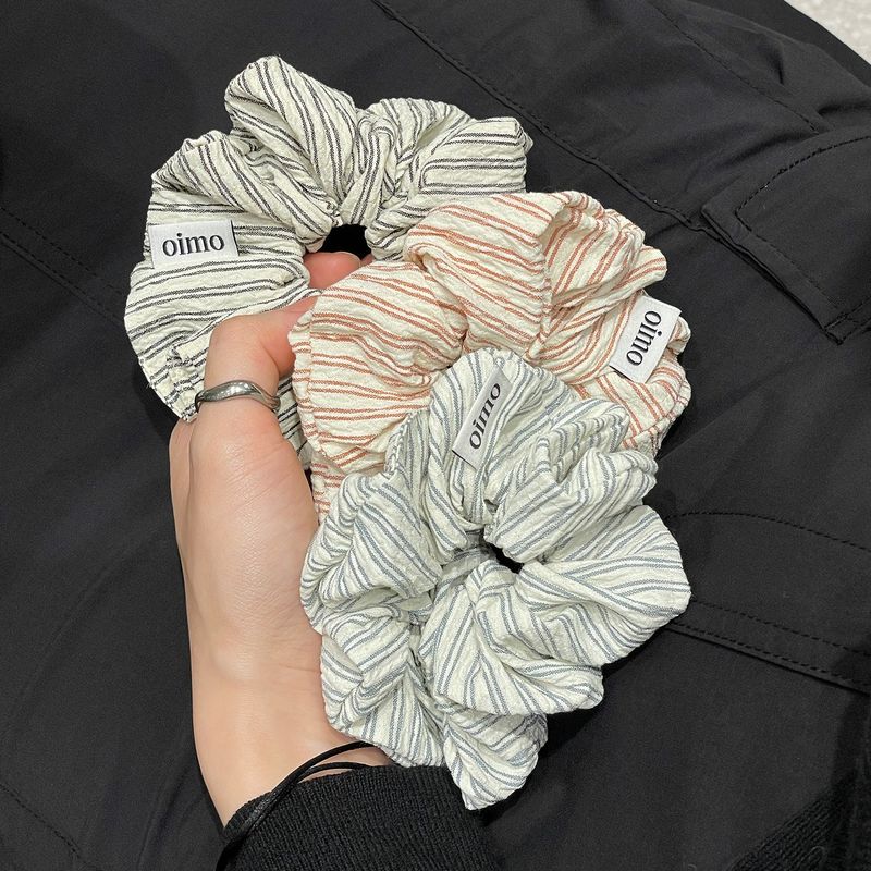 Stripe Scrunch-Red
