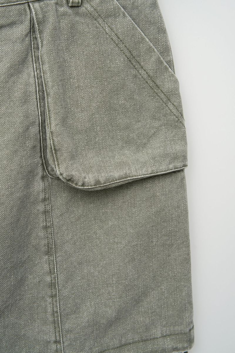 (W) Weth Washed Skirt (2color)