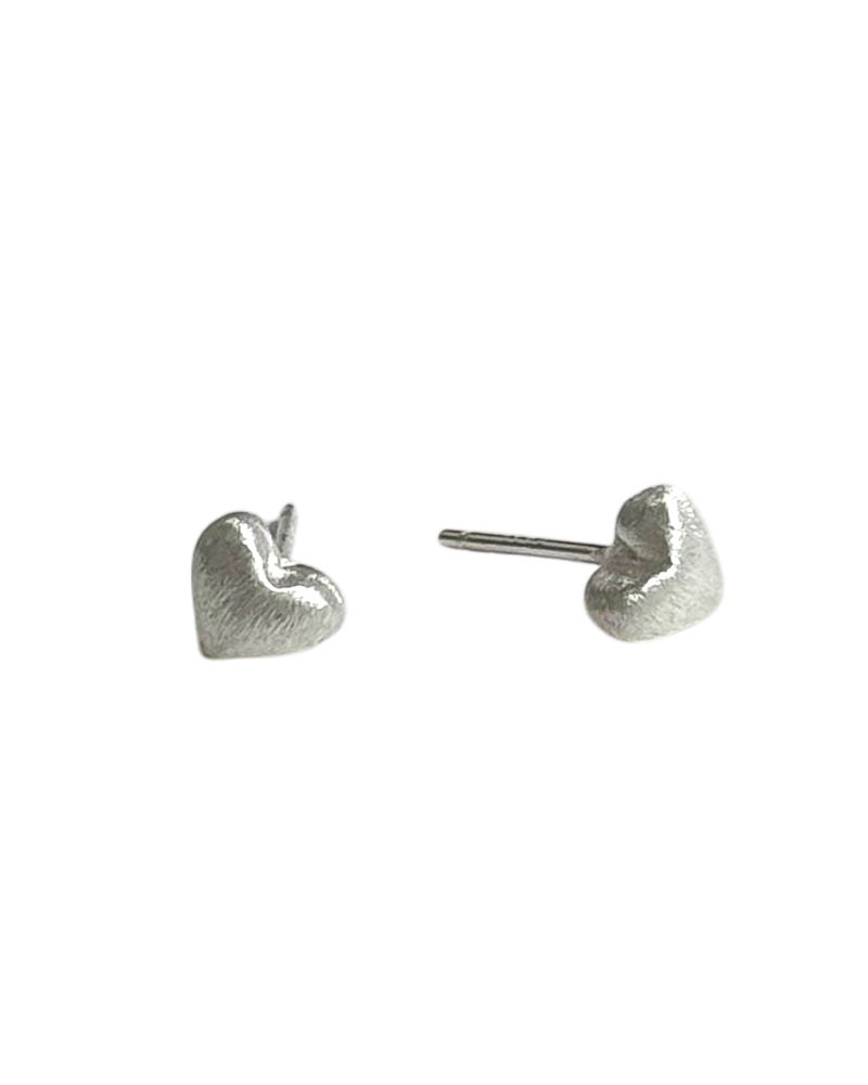 Sorbet heart earring (silver)