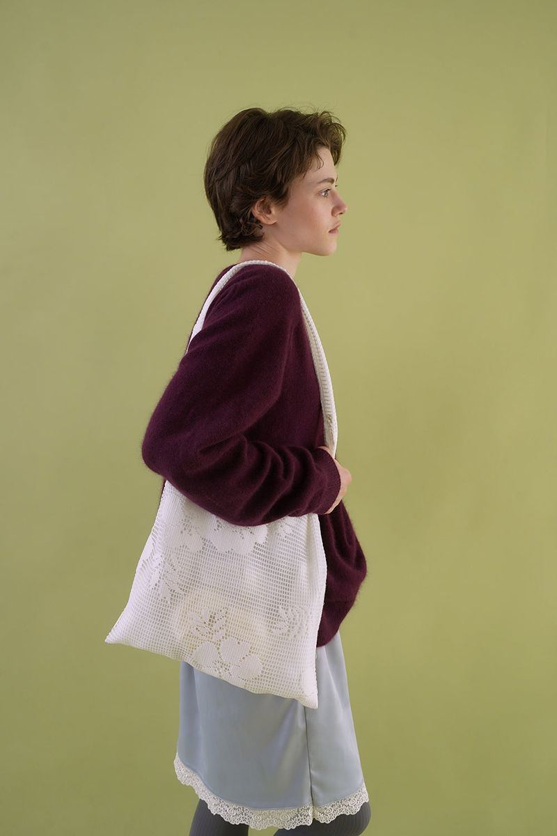 Cuddle raccoon knit_purple