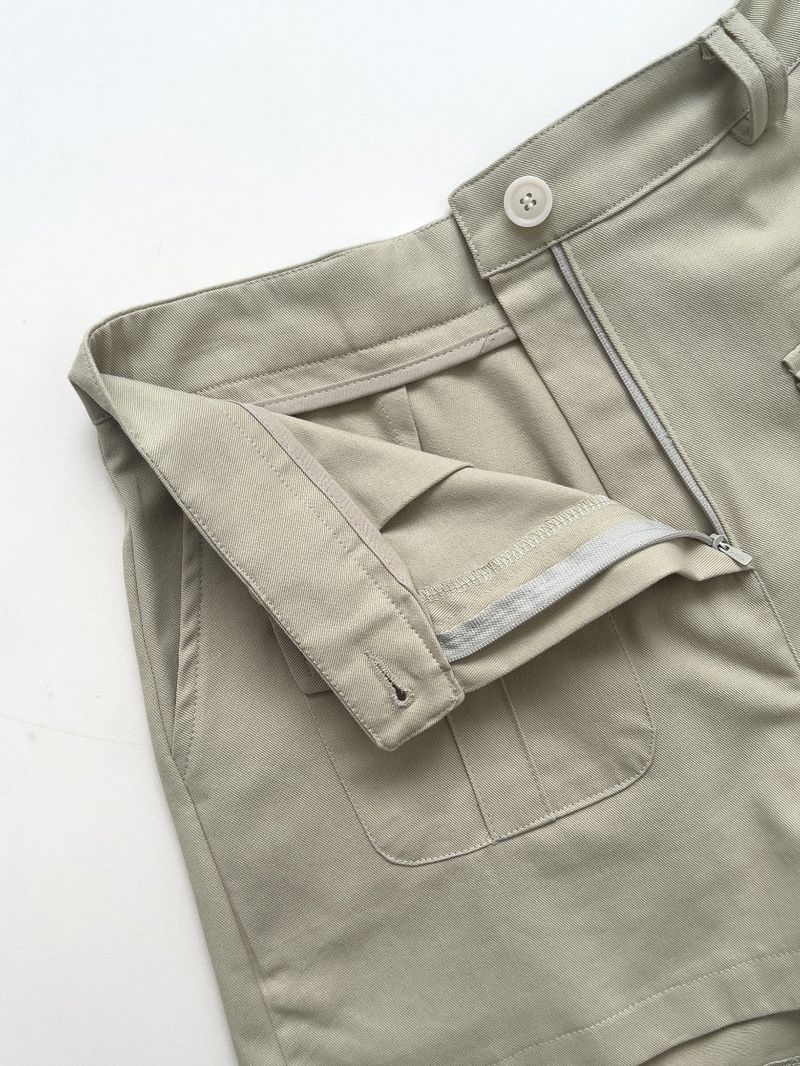 Deuan Two-Pocket Cotton Shorts