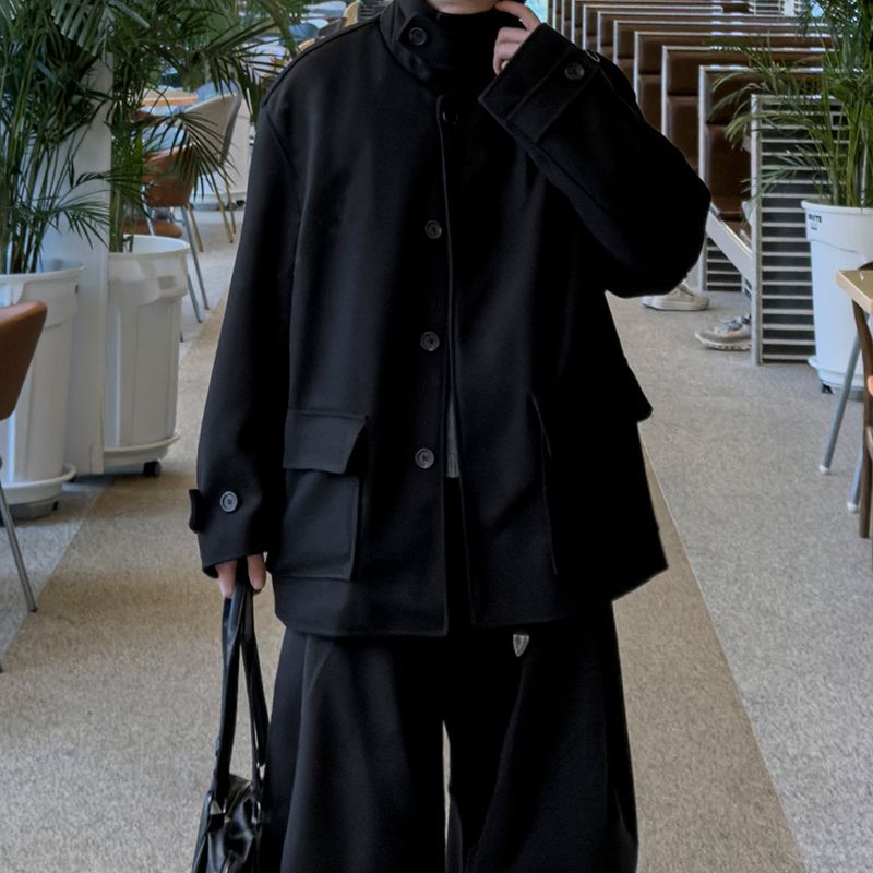 JIIGEUM（ジグム）の「Peltin Half Mac Coat（Jackets/Outerwear）」