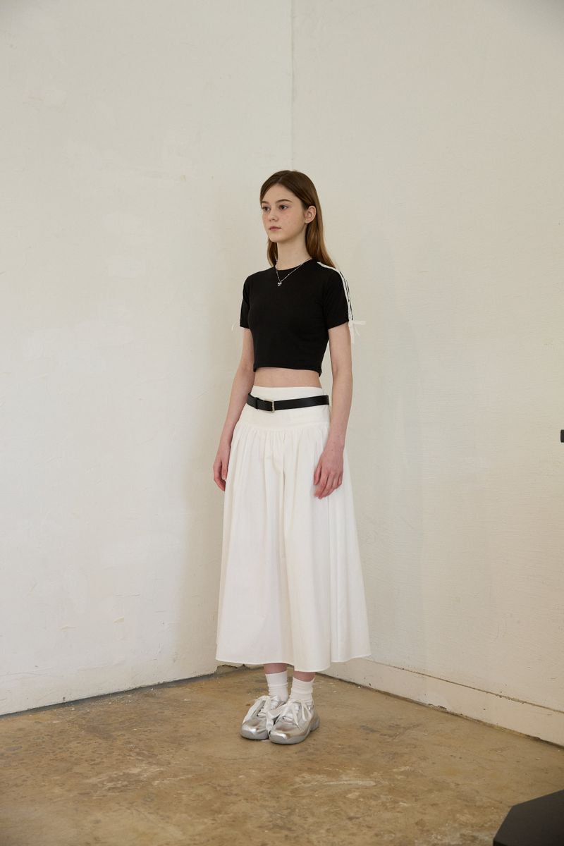 TIDY FLARE LONG SKIRT (2 COLORS)