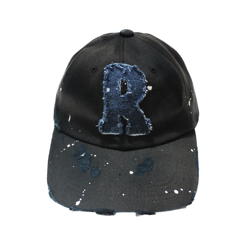 RUNDS(ランド)の「sun bleach denim logo ball cap (denim)(Hats)」