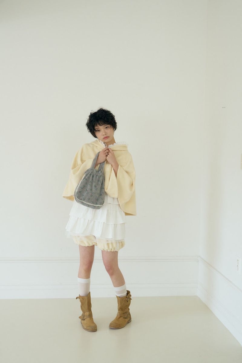 VANILLA TERRY PUMPKIN PANTS (CREAM)