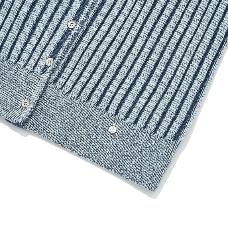 CHERRY CAP SLEEVE KNIT VEST [SKY]