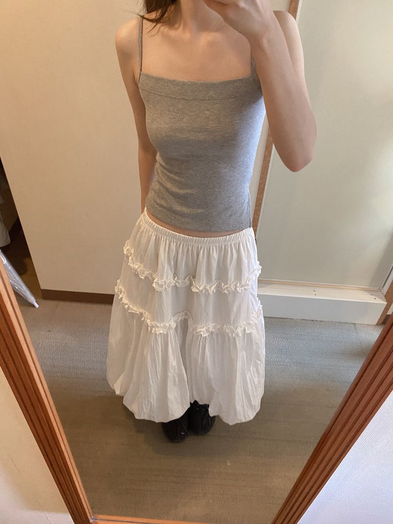 FRILL PUFF SKIRT