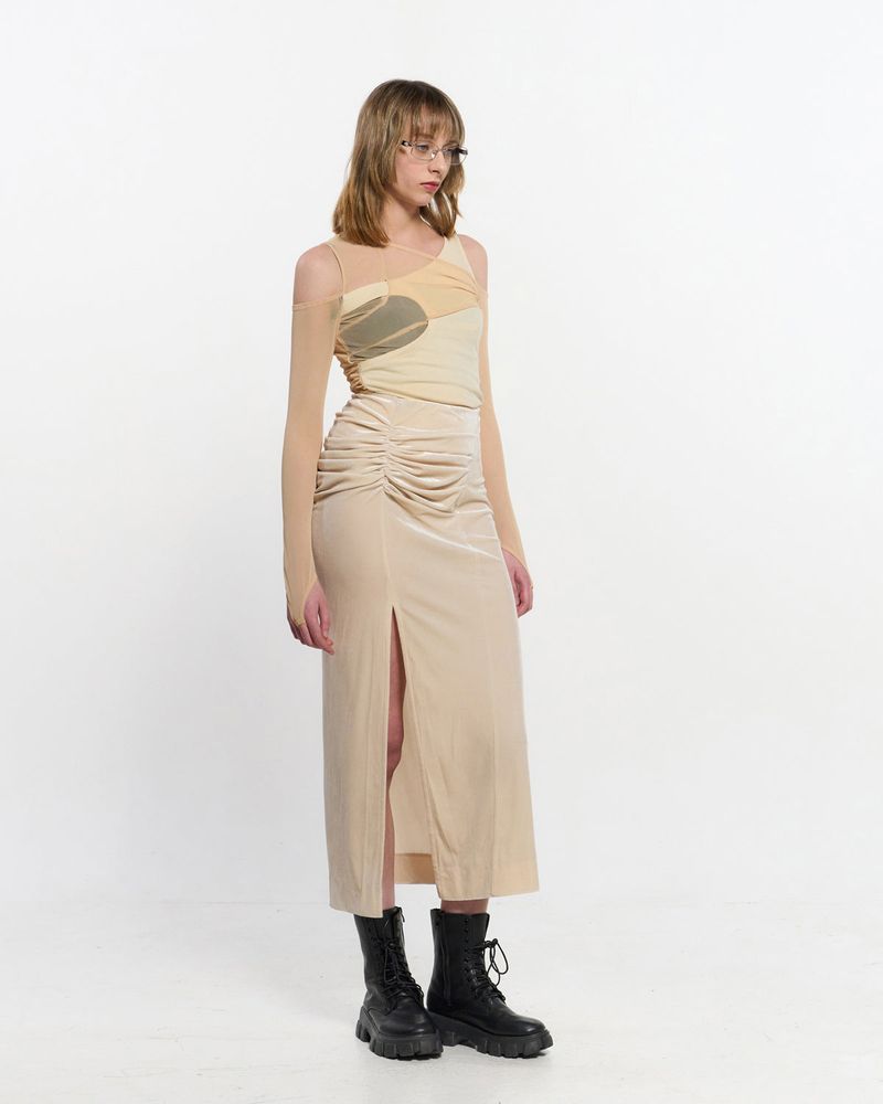 In&Out Knitted Top _ IVORY