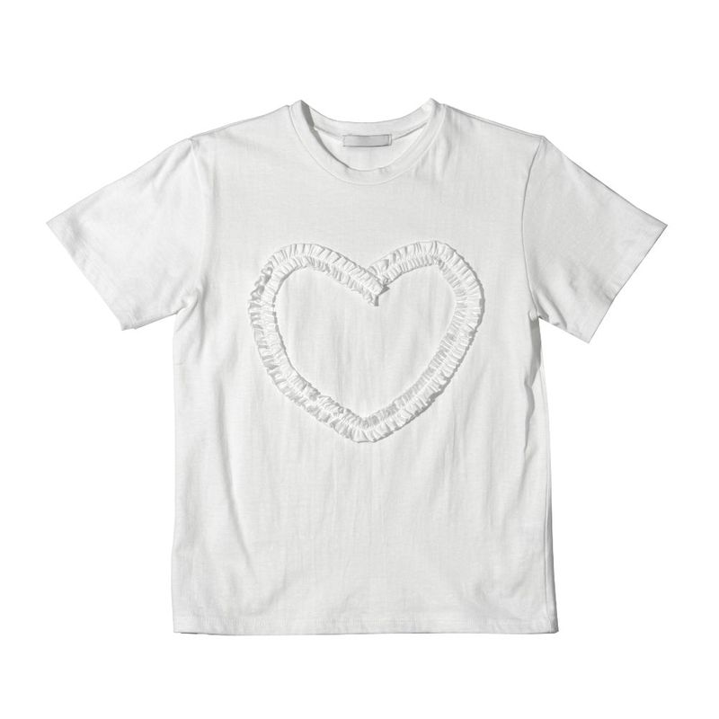 FRILL HEART T-SHIRT