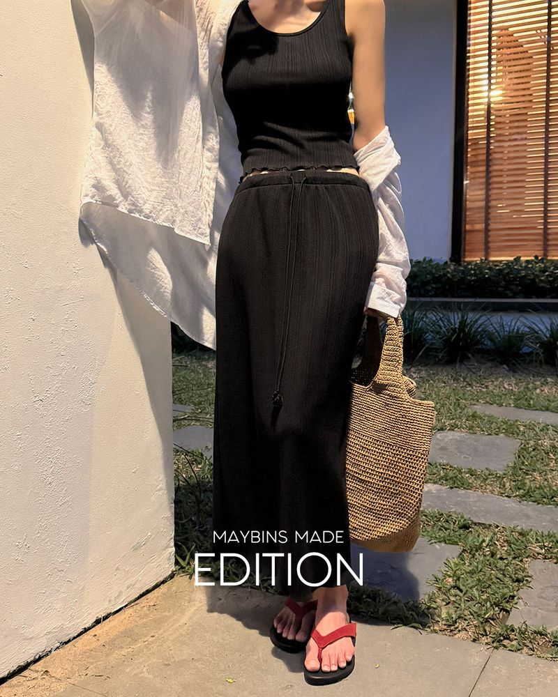[MADE] Jue sleeveless & skirt set