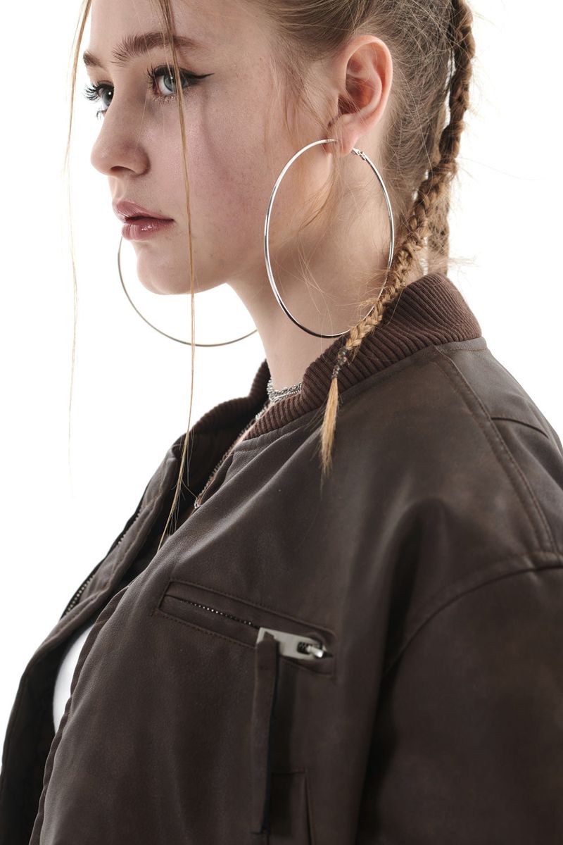 VINTAGE LEATHER JUMPER