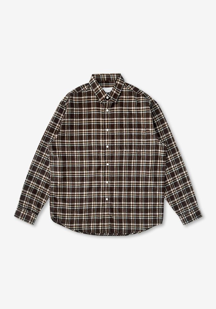 DEE Peach Check Oxford Shirts