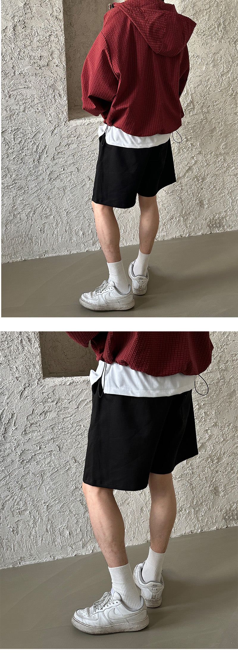 [PREMIUM] Essential pin tuck half pants (4color)