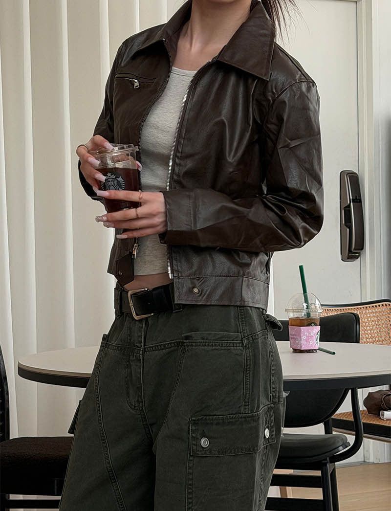 Wide flare cargo pants(2color)