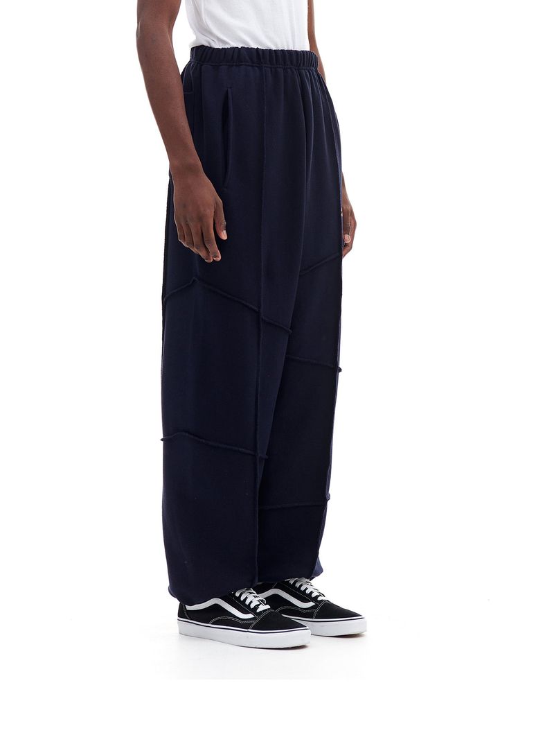 LINE STITCH SWEAT PANTS (NAVY)