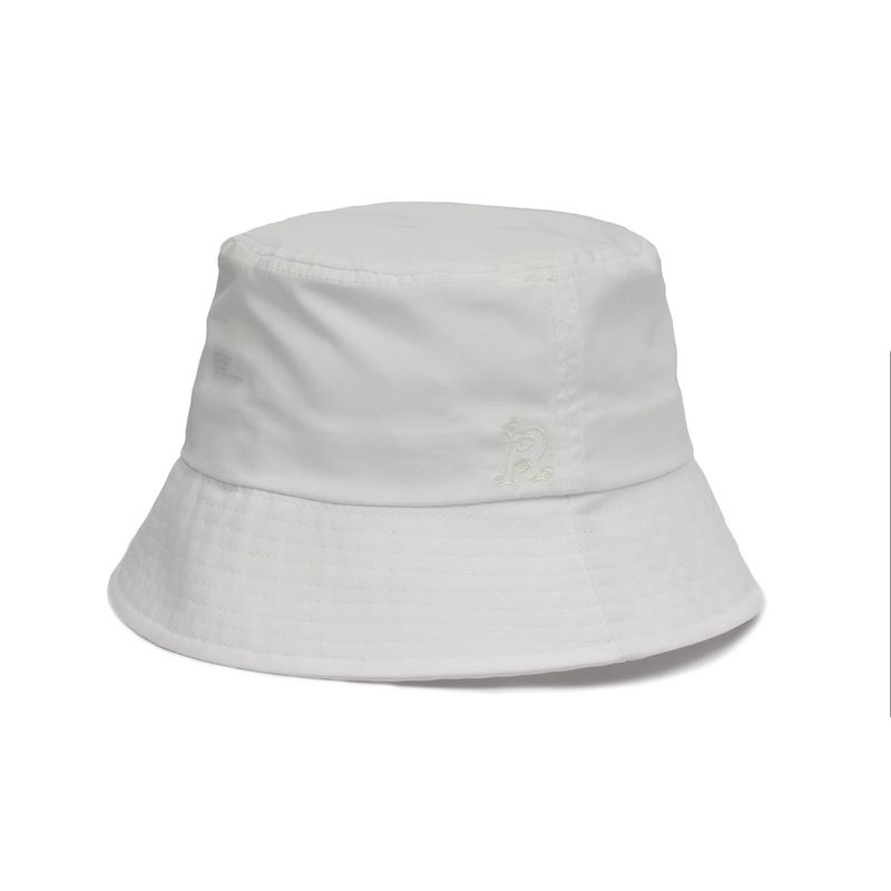 Basic Logo Bucket Hat White