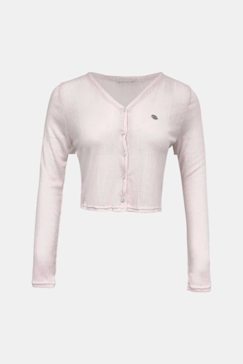 Spring See-through V-neck Cardigan