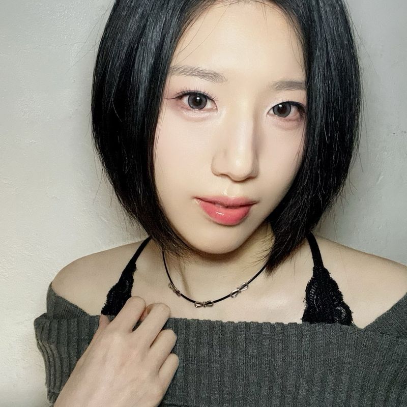 3-ribbon mini Choker