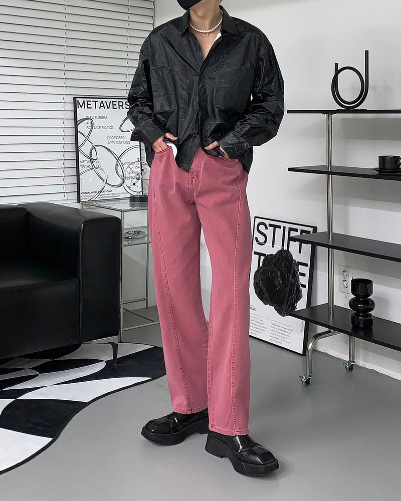 CR Laminating Cropped Jacket (2 colors)