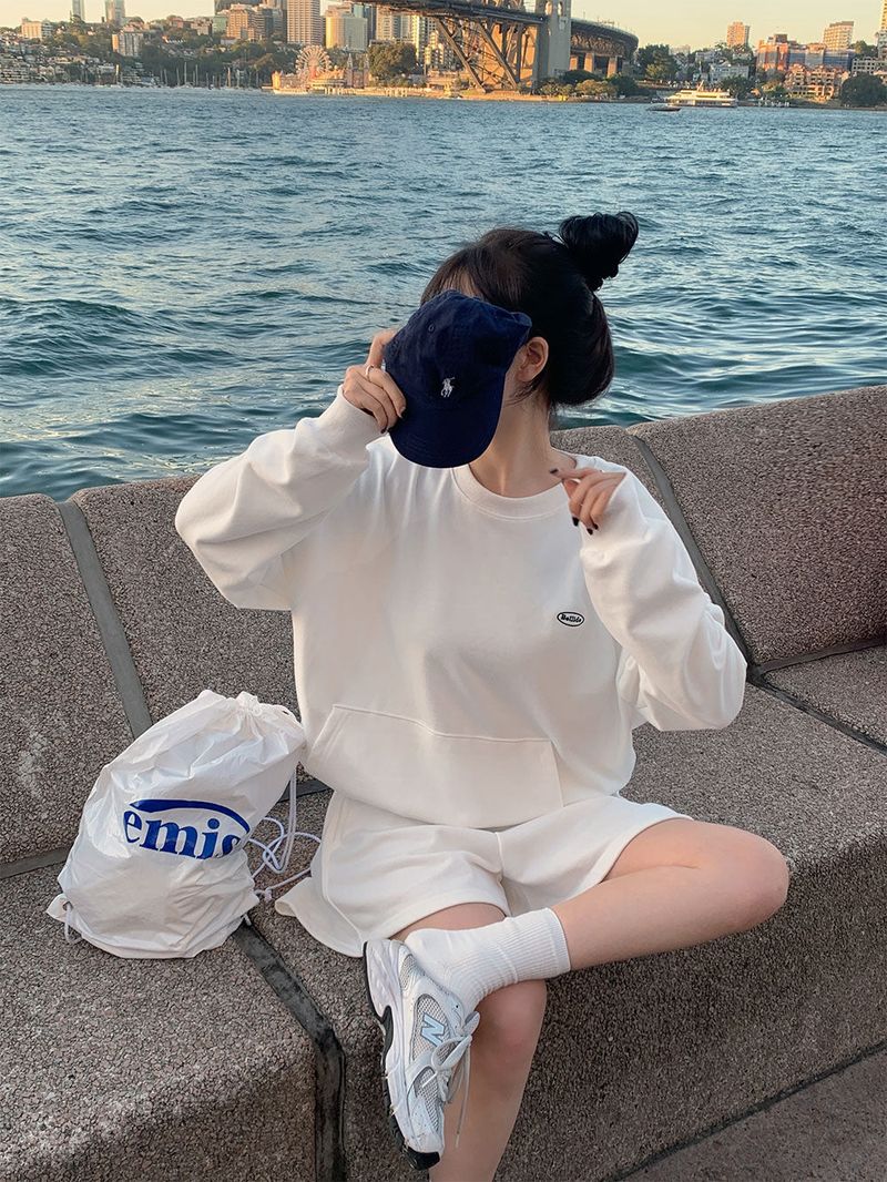 [BELLIDE MADE] Kangaroo Sweat + Shorts Setup