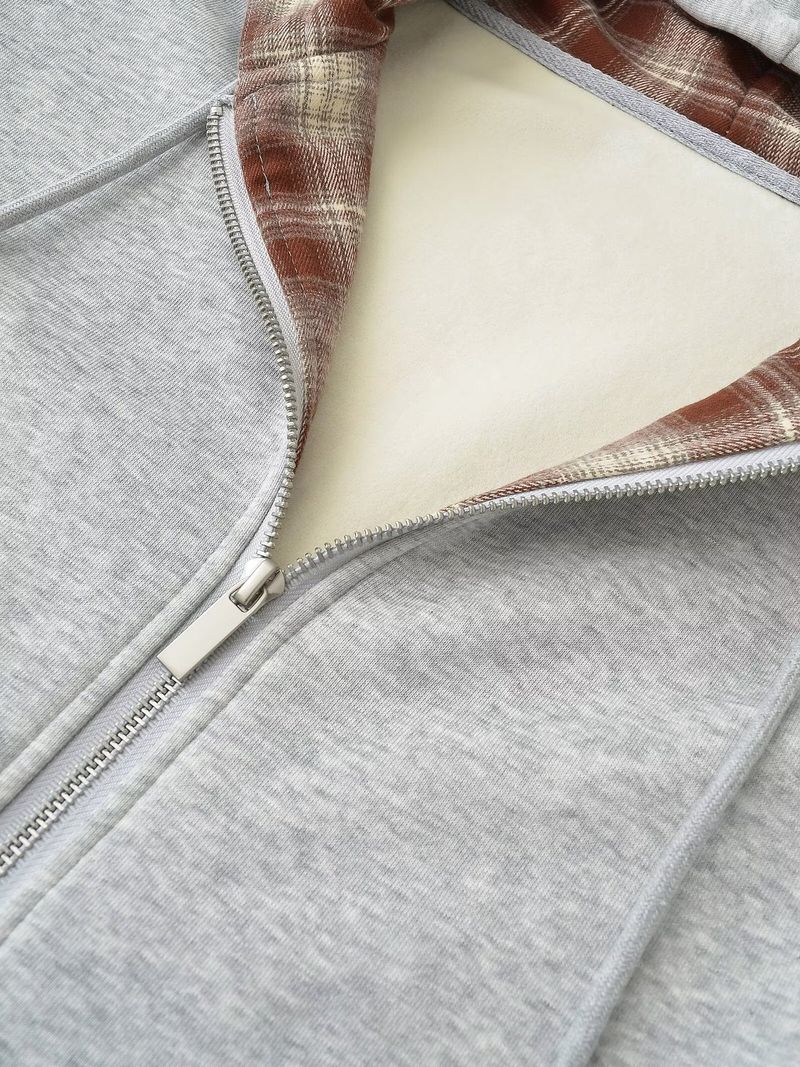 Lian Double Layered Hood Zip-up