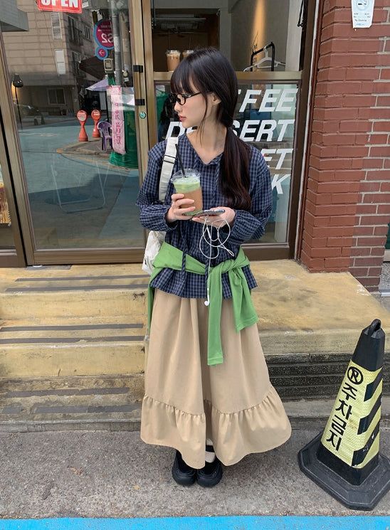 BAON（バオン）の「Dahit Cotton Long Skirt（Skirts）」