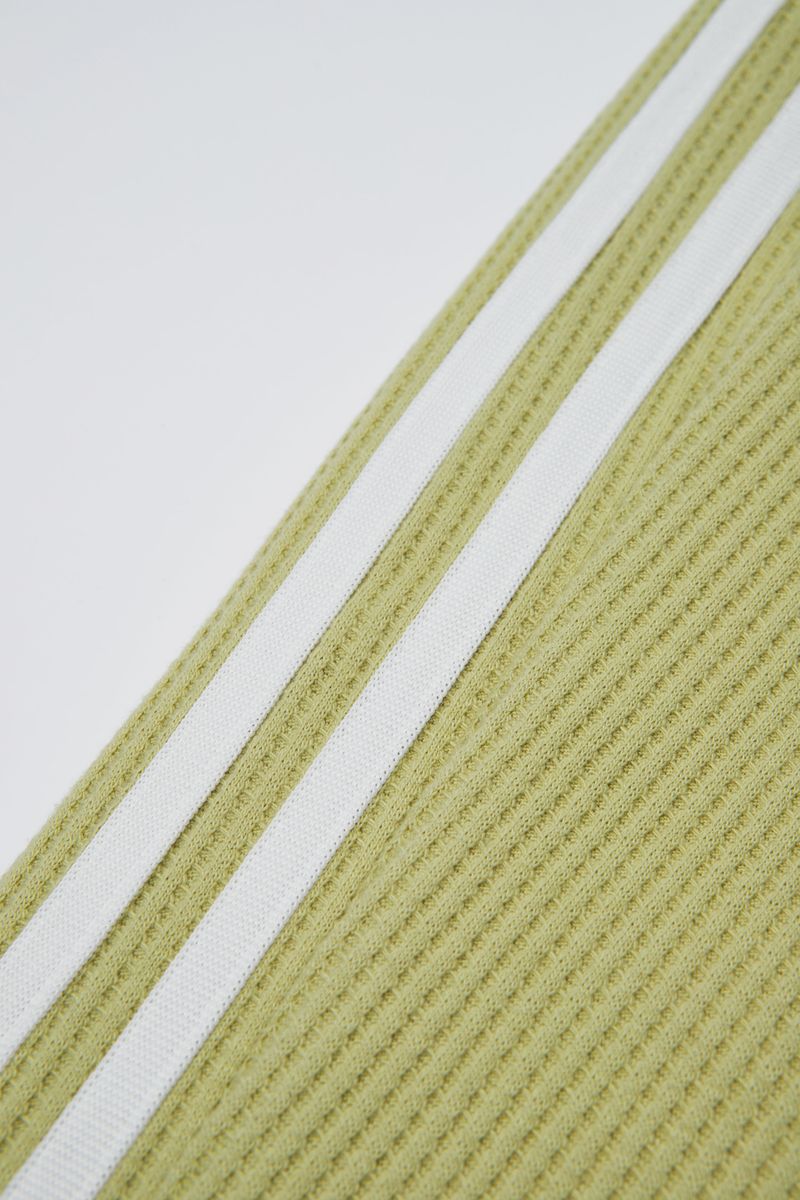 Waffle wide pants 4color