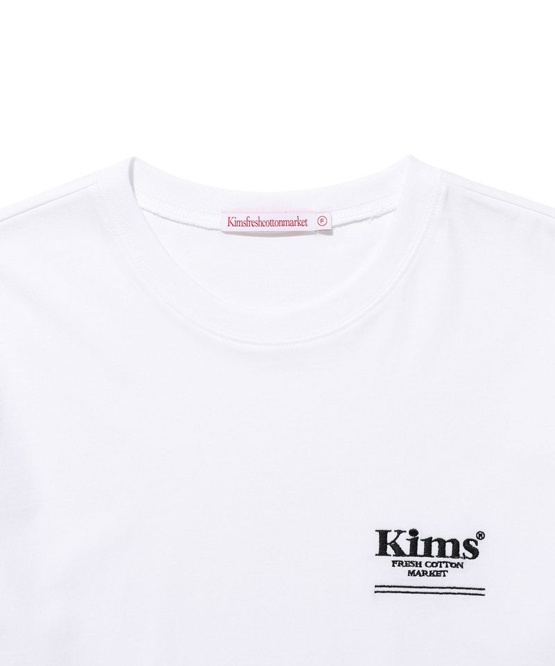 Mini Bam Line Logo Tee White (KIB6MFT506A)