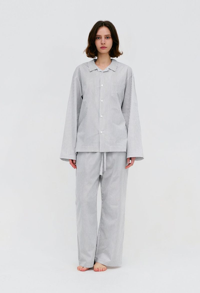 Stay Stripe Pajamas Long Set (3 Colors)