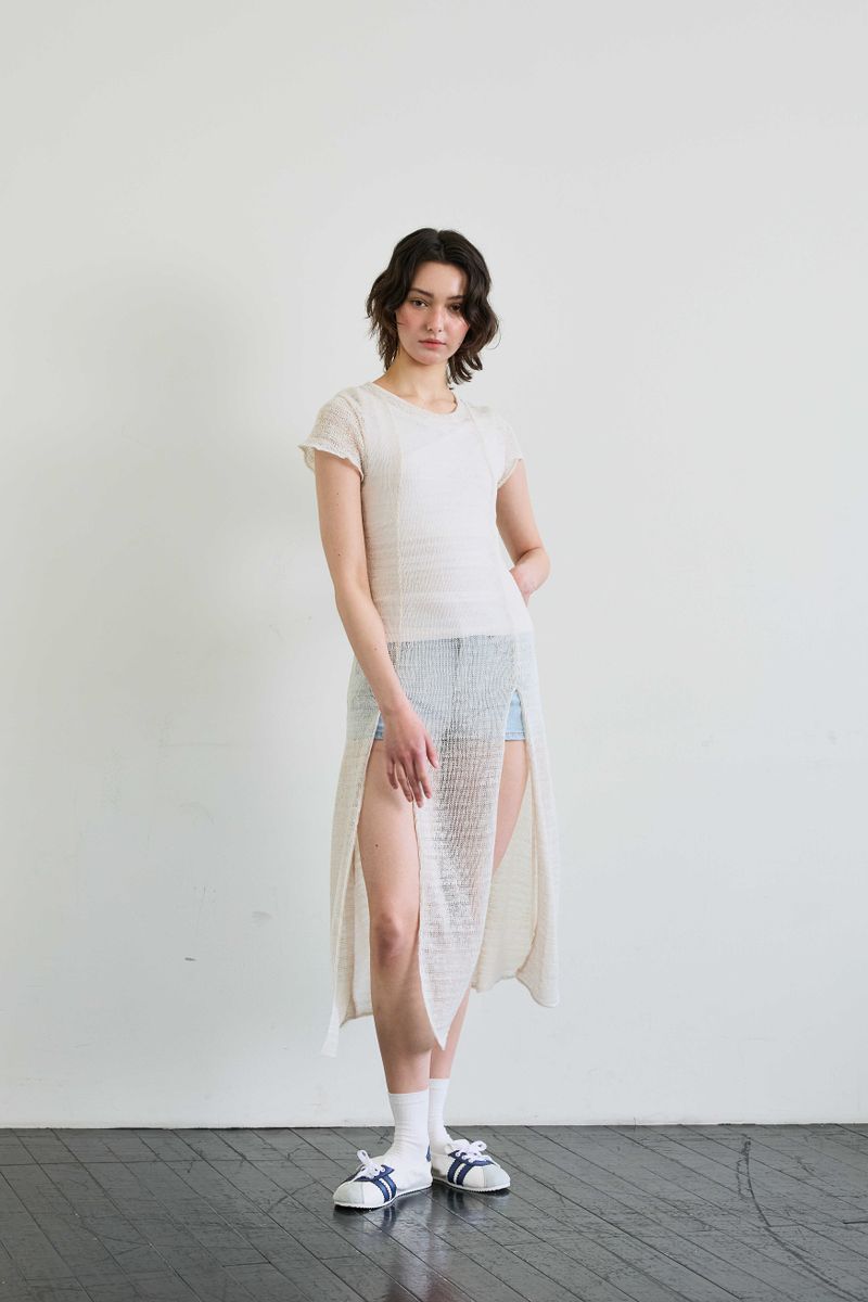 WITTY KNIT ONE-PIECE / IVORY
