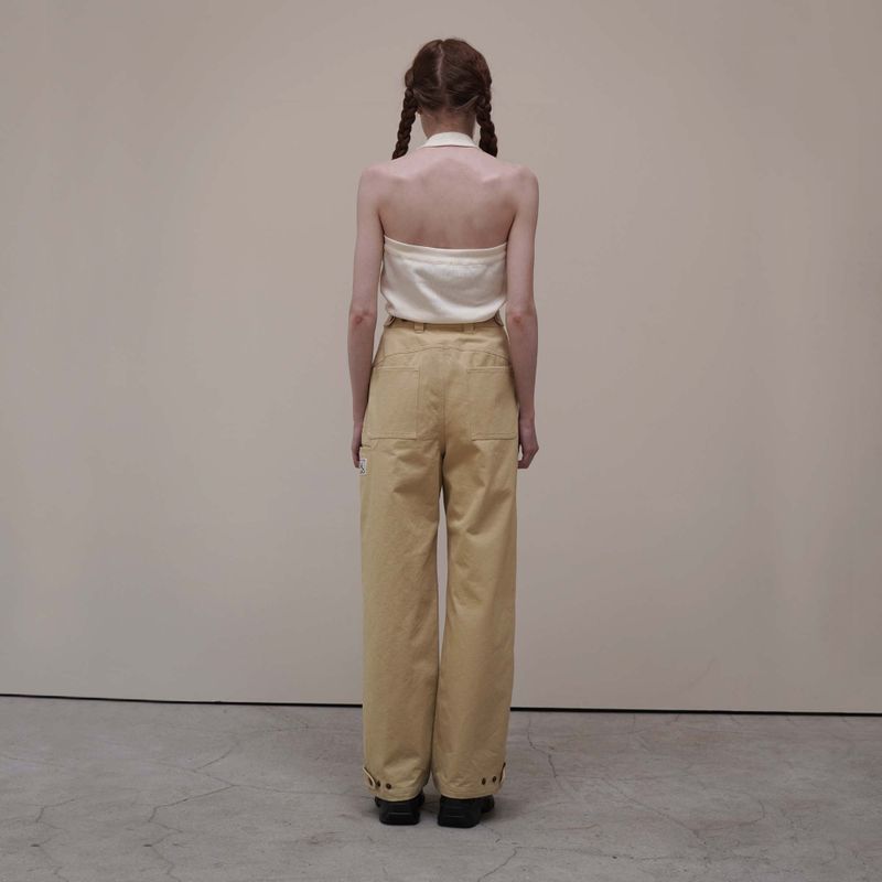 Cream Halter Neck Top